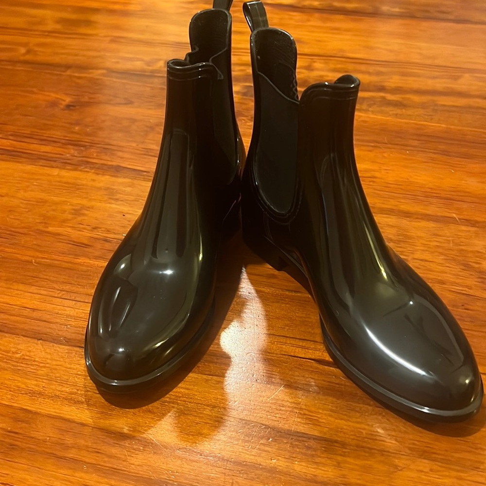 Jeffrey Campbell Rainboots. Worn once!